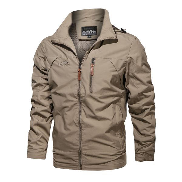 2021 new windbreaker men spring autumn casual slim army tactical jacket outwear male waterproof breathable hooded coat kghp, Black;brown
2021 new windbreaker men spring autumn casual slim army tactical jacket outwear male waterproof breathable hooded coat kghp, Black;brown