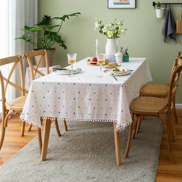 table cloth romantic french white tablecloth dots cotton hairball tassel coffee for living room mesas de centro para sala
table cloth romantic french white tablecloth dots cotton hairball tassel coffee for living room mesas de centro para sala