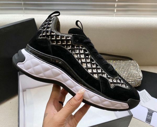 esigner luxury sneakers men women shoes casual party velvet thick bottom mixed mesh fiber with box, Black
esigner luxury sneakers men women shoes casual party velvet thick bottom mixed mesh fiber with box, Black