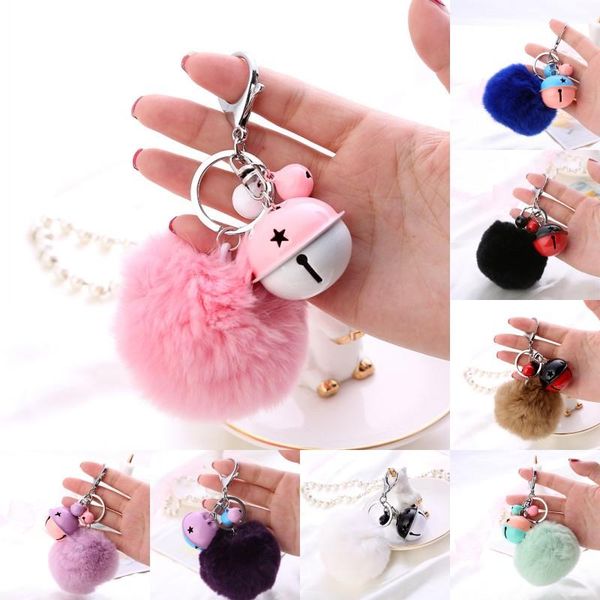 pom pom keychains rabbit faux fur ball fluffy keyrings for women girls bag fashion accessories key valentine's day gift, Silver
pom pom keychains rabbit faux fur ball fluffy keyrings for women girls bag fashion accessories key valentine's day gift, Silver