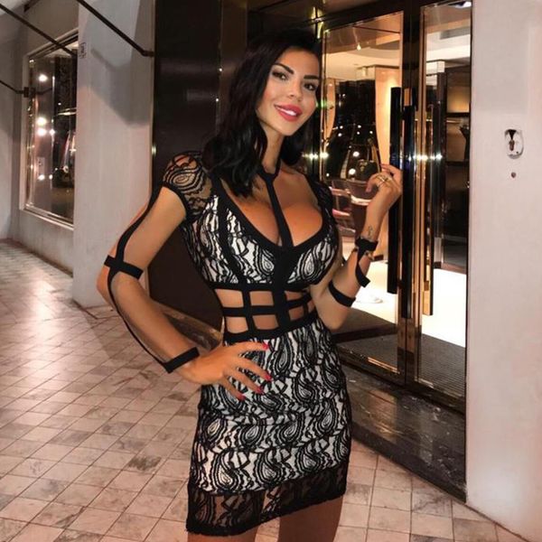 2021 new night out party dresses women fashion mesh lace vestidos black mini celebrity club dress prsg, Black;gray
2021 new night out party dresses women fashion mesh lace vestidos black mini celebrity club dress prsg, Black;gray