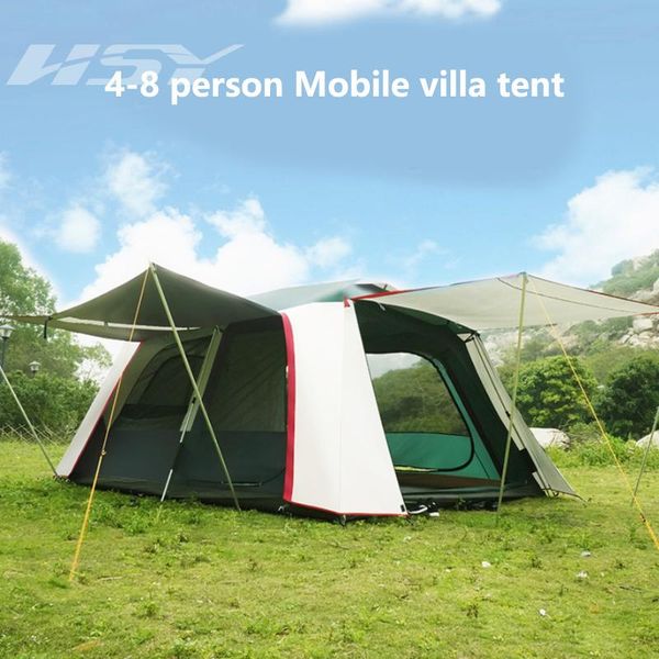 outdoor one bedroom one living room 5-8 people big tent sun-shading anti-ultraviolet fishing camping gathering automatic tent
outdoor one bedroom one living room 5-8 people big tent sun-shading anti-ultraviolet fishing camping gathering automatic tent