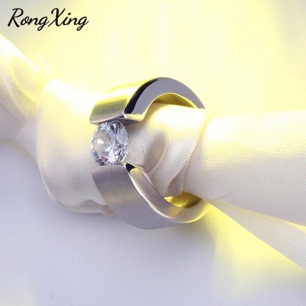 wedding rings rongxing stainless steel round small zircon for women men gold/black titanium white birthstone male finger ring gift, Slivery;golden
wedding rings rongxing stainless steel round small zircon for women men gold/black titanium white birthstone male finger ring gift, Slivery;golden