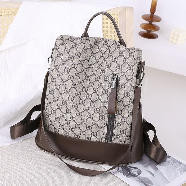 new backpack women's fashion printed gd old flower outdoor travel leisure soft leather large capacity schoolbag
new backpack women's fashion printed gd old flower outdoor travel leisure soft leather large capacity schoolbag
