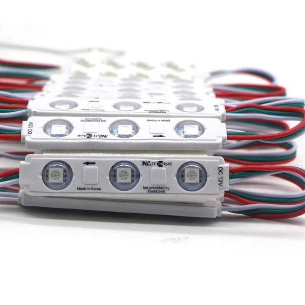 dc12v ws2811 samsung chip rgb led module injection neon smart pixel addressable programm rgb full color advertising light 20pcs
dc12v ws2811 samsung chip rgb led module injection neon smart pixel addressable programm rgb full color advertising light 20pcs