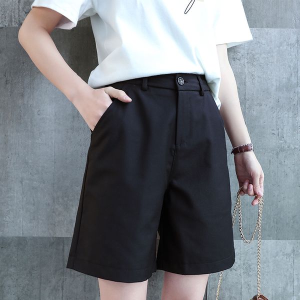 2021 new women summer office lady business casual straight drape female solid color large size slim fit suit shorts 5kex, White;black
2021 new women summer office lady business casual straight drape female solid color large size slim fit suit shorts 5kex, White;black