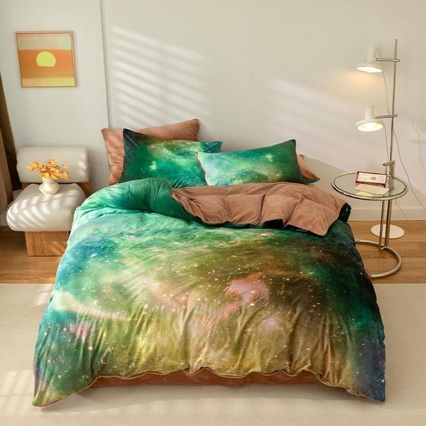 bedding sets green blue starry galaxy duvet cover set velvet fleece 4pcs twin full bed sheet pillowcases for girls boys teens
bedding sets green blue starry galaxy duvet cover set velvet fleece 4pcs twin full bed sheet pillowcases for girls boys teens