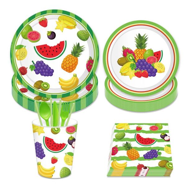 disposable dinnerware summer hawaii fruit pineapple baby shower party tableware plates cup lemon watermelon happy birthday supplies
disposable dinnerware summer hawaii fruit pineapple baby shower party tableware plates cup lemon watermelon happy birthday supplies