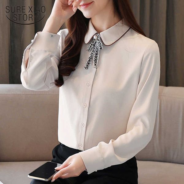 vintage casual cardigan shirts white bow solid women blusas mujer female long sleeve women blouse and clothing 8102 50 210527
vintage casual cardigan shirts white bow solid women blusas mujer female long sleeve women blouse and clothing 8102 50 210527