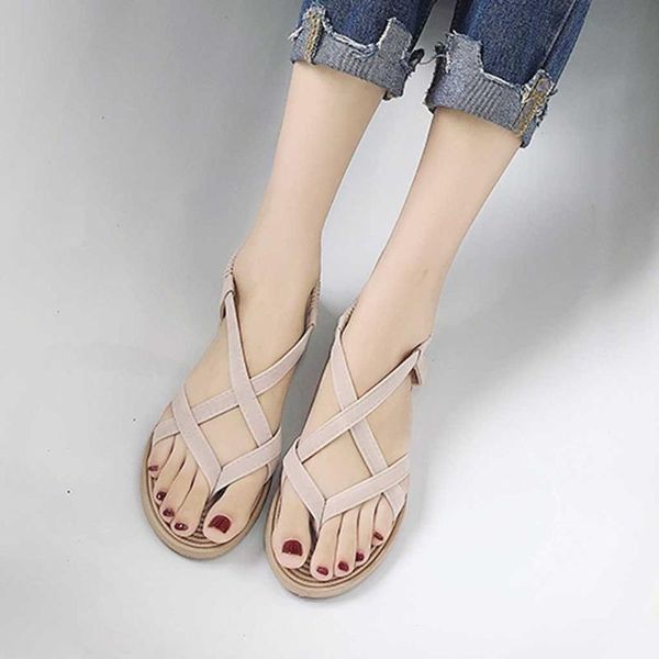sandals women shoes fashion summer open toe casual flat elastic band rome sandalen dames chaussures femmes t nouveau 2021, Black
sandals women shoes fashion summer open toe casual flat elastic band rome sandalen dames chaussures femmes t nouveau 2021, Black