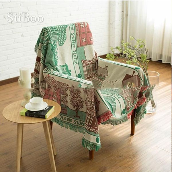 siiboo cotton thread dense sofa towel bed cover european style sweet home beautiful house patterned couverture de canapé sp6427 blanket
siiboo cotton thread dense sofa towel bed cover european style sweet home beautiful house patterned couverture de canapé sp6427 blanket