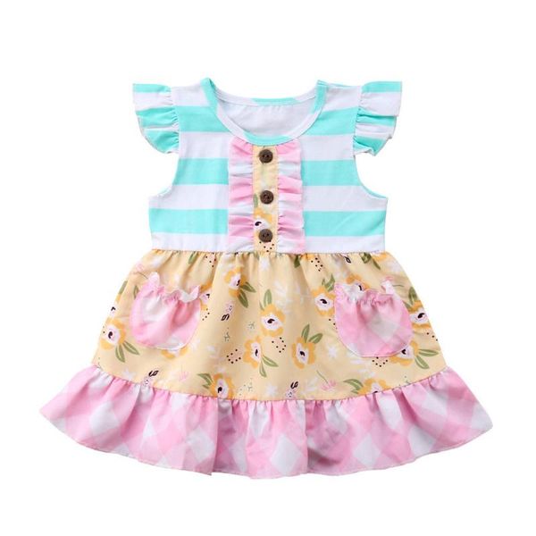 girl's dresses baby dress 2021 summer born infant kids girl ruffles sleeveless striped floral patchwork tutu princess party sundress cl, Red;yellow
girl's dresses baby dress 2021 summer born infant kids girl ruffles sleeveless striped floral patchwork tutu princess party sundress cl, Red;yellow