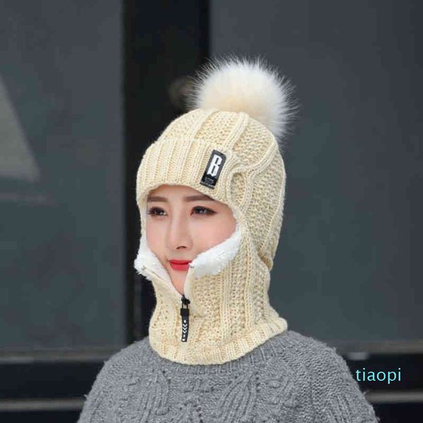 winter women's knitted korean plush pullover ear cap women's cycling wool zipper bib warm hat, Blue;gray
winter women's knitted korean plush pullover ear cap women's cycling wool zipper bib warm hat, Blue;gray