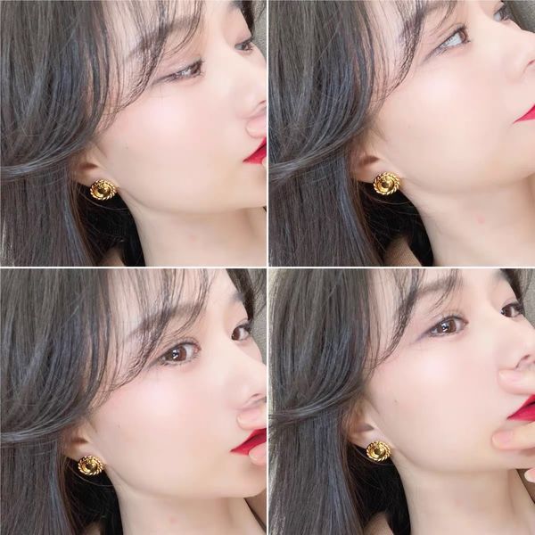 luxury designer women stud female jewelry arc de triomphe circle twist earrings 925silver, Golden;silver
luxury designer women stud female jewelry arc de triomphe circle twist earrings 925silver, Golden;silver