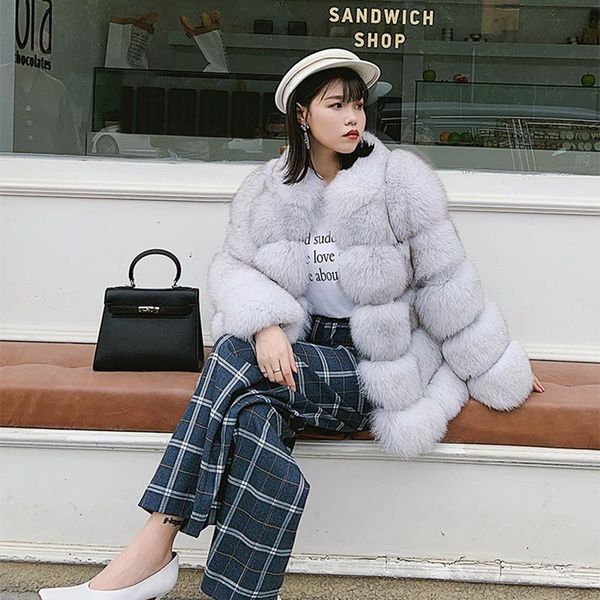 women's fur & faux jkp 2021 real coat for women leather jackets natural animal temperament short high quality, Black
women's fur & faux jkp 2021 real coat for women leather jackets natural animal temperament short high quality, Black