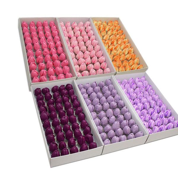 50pcs/set soap tulip artificial flower real touch soap artificial flower head fake flowers home decor for wedding party
50pcs/set soap tulip artificial flower real touch soap artificial flower head fake flowers home decor for wedding party