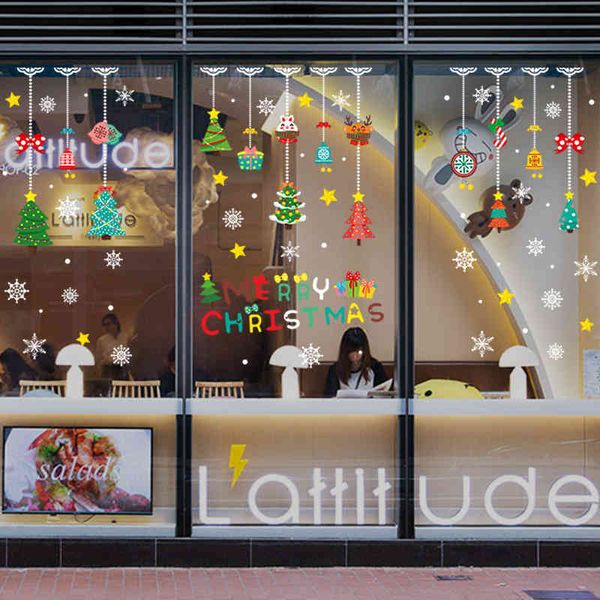 christmas decorative supplies glass door sticker shop window new year's day scene layout tree decoration pendant
christmas decorative supplies glass door sticker shop window new year's day scene layout tree decoration pendant