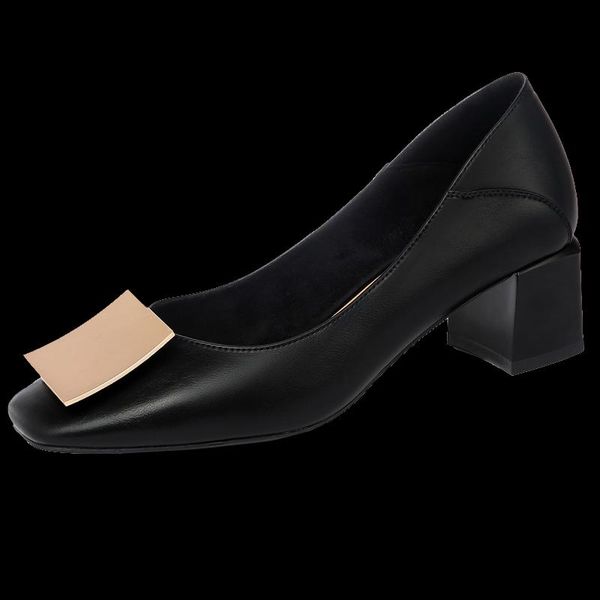 dress shoes moolecole fashion women pumps retro thick heel shallow square toe high heels slip-on woman 2-19, Black
dress shoes moolecole fashion women pumps retro thick heel shallow square toe high heels slip-on woman 2-19, Black
