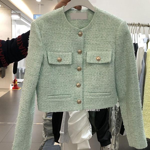 women's jackets temperament celebrity style tweed short jacket women 2021 spring autumn casual retro elegant simple female top, Black;brown
women's jackets temperament celebrity style tweed short jacket women 2021 spring autumn casual retro elegant simple female top, Black;brown