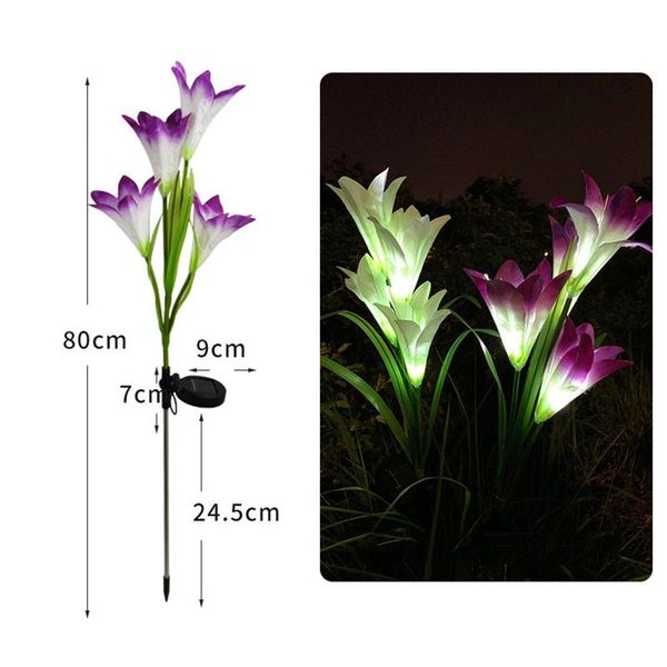2pcs waterproof solar powered lily flower butterflies shape garden lawn light for outdoor decor
2pcs waterproof solar powered lily flower butterflies shape garden lawn light for outdoor decor