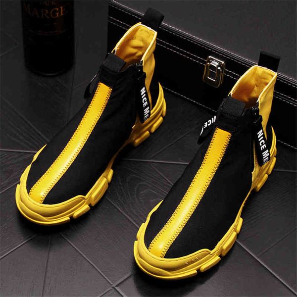 boots slip on men fashion sneakers spring shoes male high botas 6#20/20d50 9pkd, Black
boots slip on men fashion sneakers spring shoes male high botas 6#20/20d50 9pkd, Black