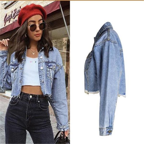 women's jackets spring autumn denim clothes women european american loose wind fringed short jacke 4t2z, Black;brown
women's jackets spring autumn denim clothes women european american loose wind fringed short jacke 4t2z, Black;brown