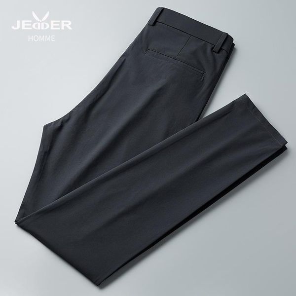 men's pants casual summer thin light business commuting straight slim silk ice, Black
men's pants casual summer thin light business commuting straight slim silk ice, Black