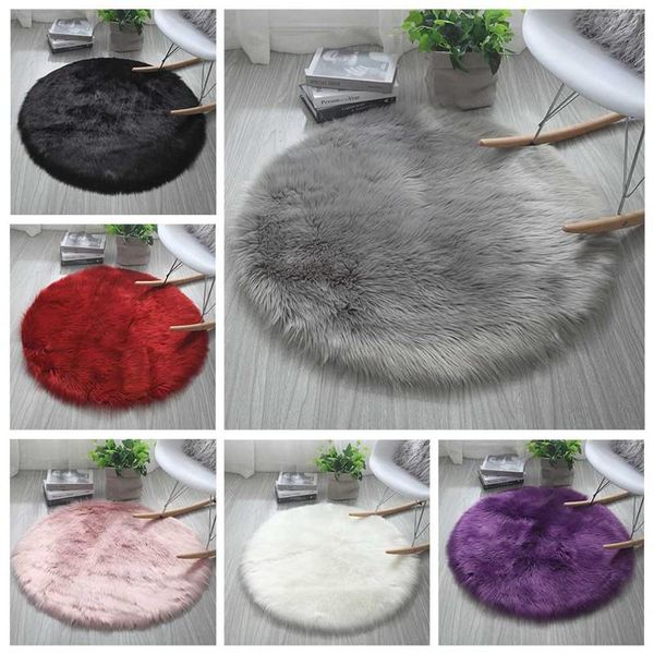carpets faux fur rugs kids room long plush for bedroom shaggy area rug 40*40cm fluffy round living decor
carpets faux fur rugs kids room long plush for bedroom shaggy area rug 40*40cm fluffy round living decor
