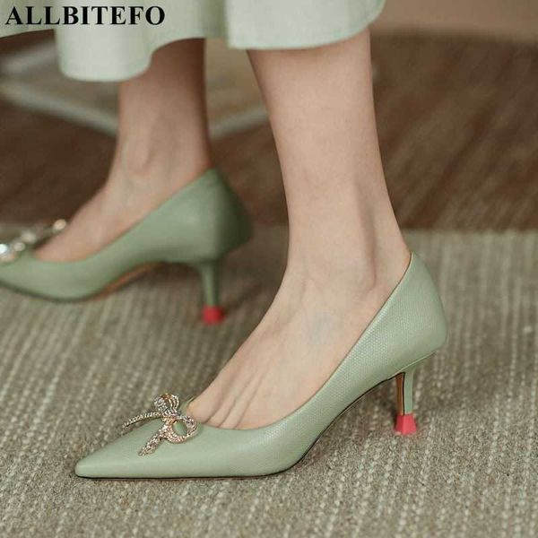 allbitefo bowknot fashion soft genuine leather high heels high heel shoes women heels shoes party wedding shoes 210611, Black
allbitefo bowknot fashion soft genuine leather high heels high heel shoes women heels shoes party wedding shoes 210611, Black