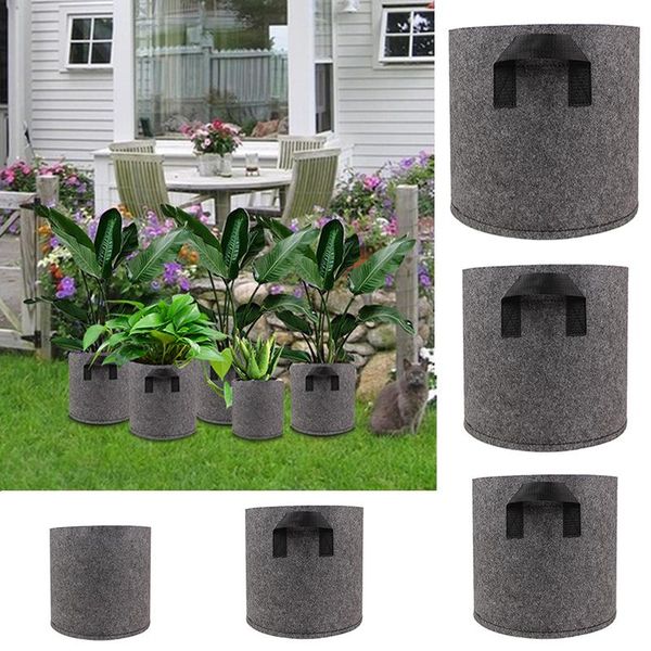planters & pots felt plant growing bags 1/3/5/7/10 gallon nonwoven fabric pot container garden vegetable potato grow bag round planting bask
planters & pots felt plant growing bags 1/3/5/7/10 gallon nonwoven fabric pot container garden vegetable potato grow bag round planting bask