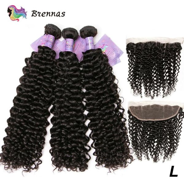 human hair bulks brazilian weave curly bundles with lace frontal remy 13x4 natural color 8-26' for women, Black
human hair bulks brazilian weave curly bundles with lace frontal remy 13x4 natural color 8-26' for women, Black