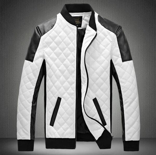 2021high-quality new autumn winter men's lingge large size stand collar locomotive leather jacket hit color locomotive jacket coat outw, Black;brown
2021high-quality new autumn winter men's lingge large size stand collar locomotive leather jacket hit color locomotive jacket coat outw, Black;brown