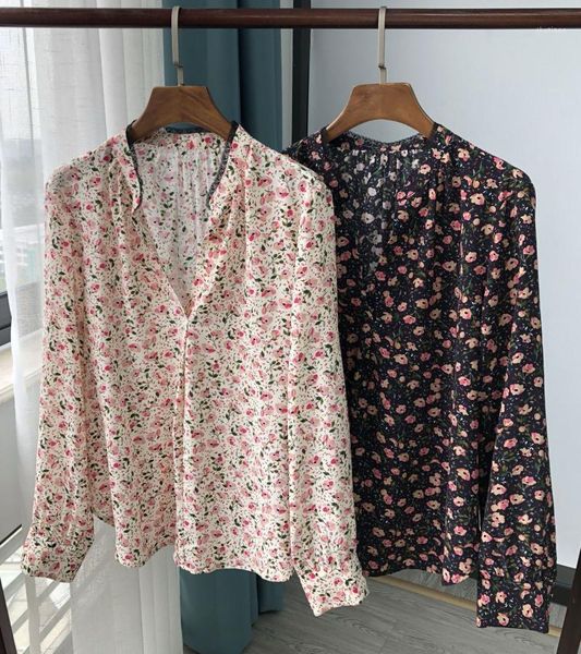 women's blouses & shirts french chic floral stitching lace v-neck 100% silk long-sleeved shirt, White
women's blouses & shirts french chic floral stitching lace v-neck 100% silk long-sleeved shirt, White