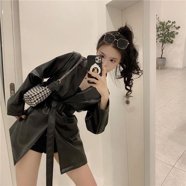 firm offers to film in new winter french brim handsome leather black dress leather coat
firm offers to film in new winter french brim handsome leather black dress leather coat