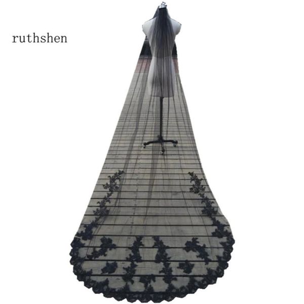 bridal veils ruthshen unique whtie / ivory black wedding lace applique chapel length accessories with comb custom made 2021
bridal veils ruthshen unique whtie / ivory black wedding lace applique chapel length accessories with comb custom made 2021