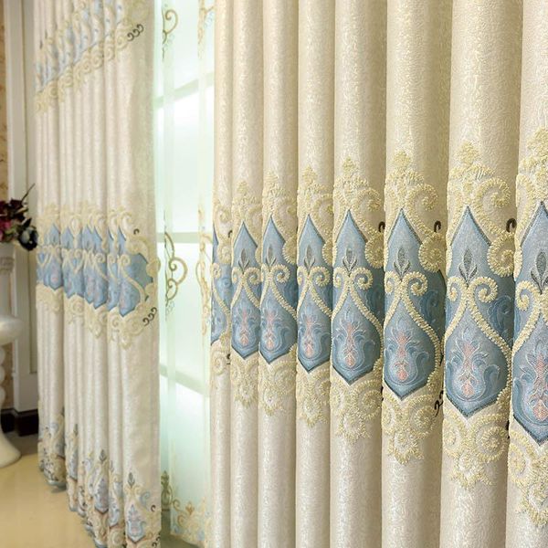 curtain & drapes elegant jacquard embroidery curtains for living dining room bedroom european-style luxury heavy fabric window
curtain & drapes elegant jacquard embroidery curtains for living dining room bedroom european-style luxury heavy fabric window