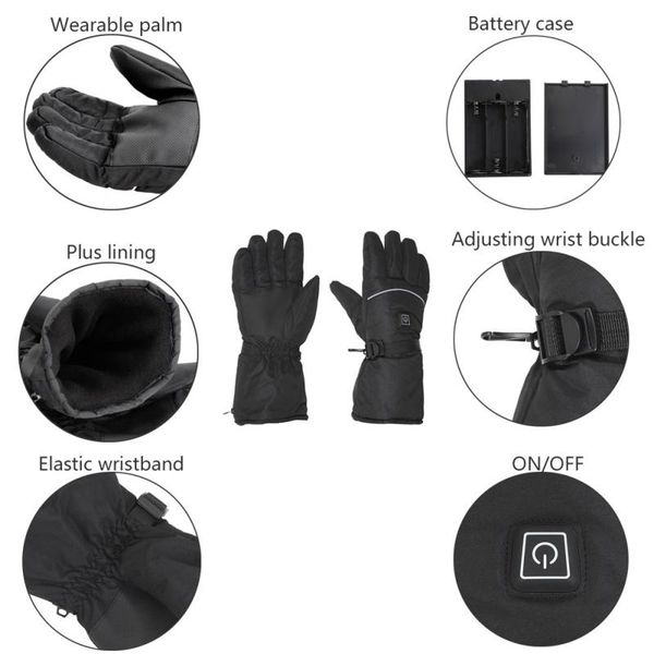 ski gloves warm winter heated waterproof battery powered for skiing cycling riding without ``1
ski gloves warm winter heated waterproof battery powered for skiing cycling riding without ``1