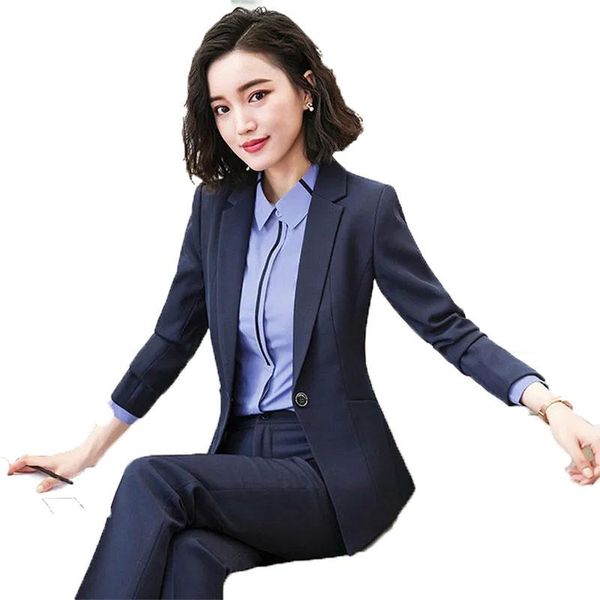 two piece dress women blazer pant suits office lady professional temperament suit female autumn spring white overalls sets plus size b21
two piece dress women blazer pant suits office lady professional temperament suit female autumn spring white overalls sets plus size b21