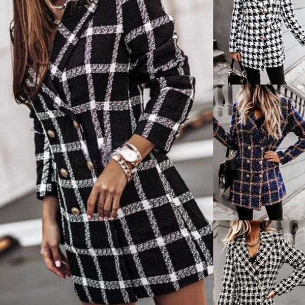 women's wool & blends coat clothing 2021 winter fashion long sleeve suit collar double breasted casual woolen coats women, Black
women's wool & blends coat clothing 2021 winter fashion long sleeve suit collar double breasted casual woolen coats women, Black