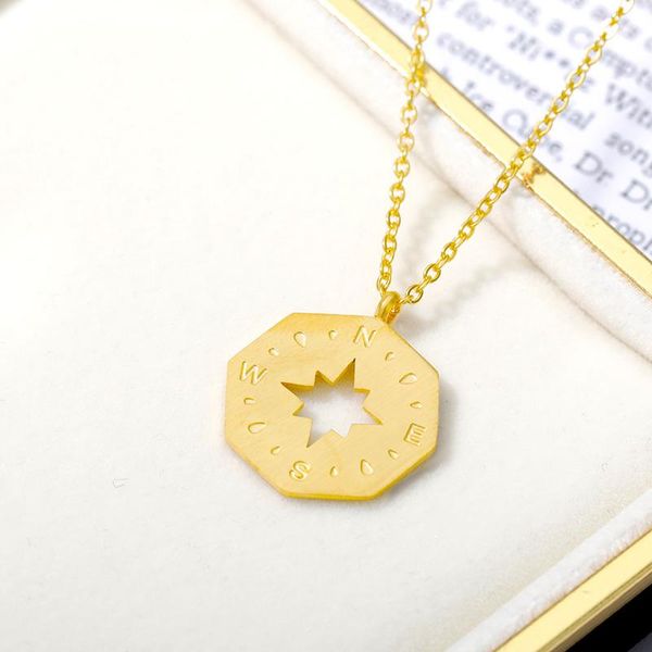 pendant necklaces fashion compass necklace for women lover's round choker minimalism stainless steel geometric jewelry gift bff, Silver
pendant necklaces fashion compass necklace for women lover's round choker minimalism stainless steel geometric jewelry gift bff, Silver