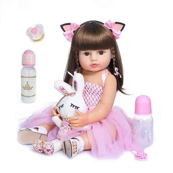 55cm npk bebe reborn toddler pink princess baty toy very soft full body silicone girl doll
55cm npk bebe reborn toddler pink princess baty toy very soft full body silicone girl doll