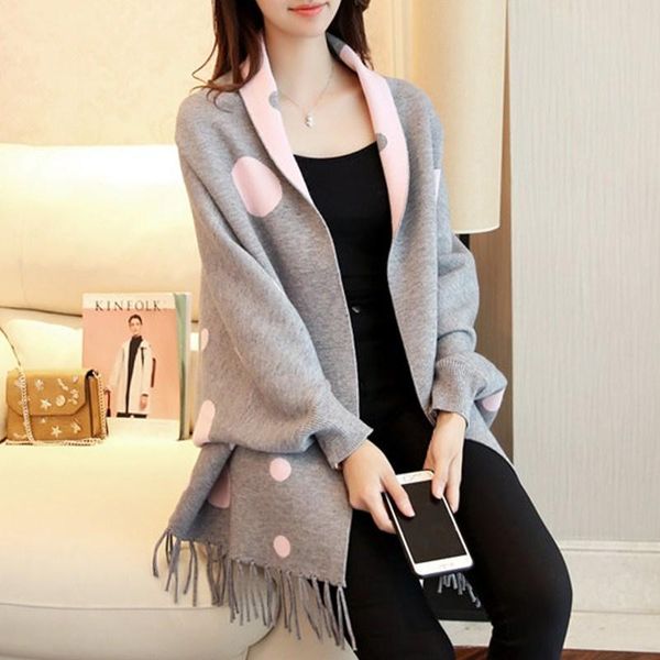 women's knits & tees autumn winter fashion lady tassel knitted shawl sweater women solid batwing sleeve poncho cardigan wrap swing, White
women's knits & tees autumn winter fashion lady tassel knitted shawl sweater women solid batwing sleeve poncho cardigan wrap swing, White