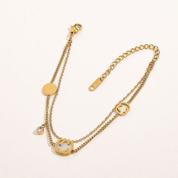 2021 high-quality jewelry 70% off sale stainless steel ancient hollow letter double layer bracelet zircon fritillaria titanium bracelet fema, Silver
2021 high-quality jewelry 70% off sale stainless steel ancient hollow letter double layer bracelet zircon fritillaria titanium bracelet fema, Silver