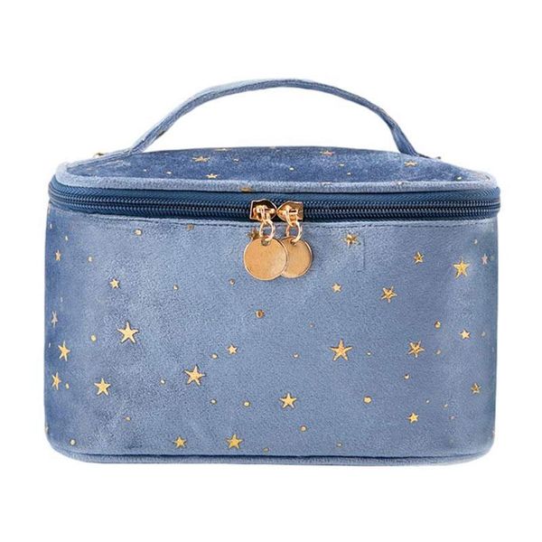 women's velvet cosmetic bag with cosmetic brush holder travel bag with zipper starry sky
women's velvet cosmetic bag with cosmetic brush holder travel bag with zipper starry sky