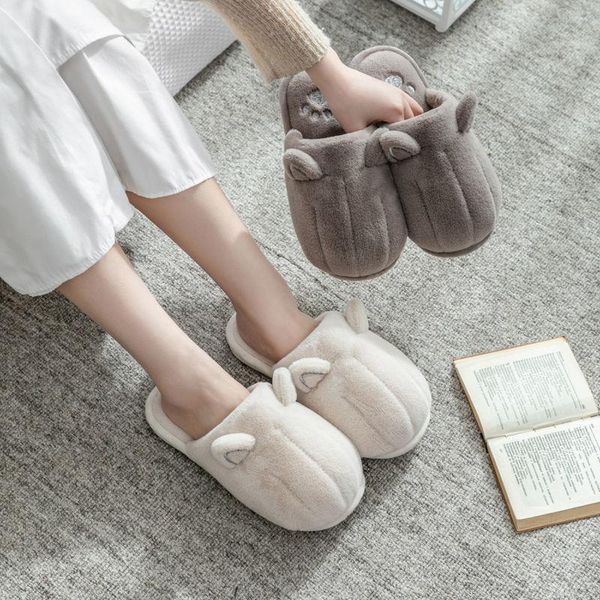 slippers 2021 women winter indoor kawaii soft plush ins trend female cute cat plus velvet warm flip flops home cotton shoes, Black
slippers 2021 women winter indoor kawaii soft plush ins trend female cute cat plus velvet warm flip flops home cotton shoes, Black