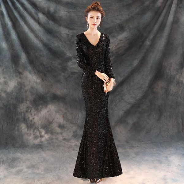 party dresses arrival black v neck sequines mermaid long lady girl women princess bridesmaid banquet ball dress gown, White;black
party dresses arrival black v neck sequines mermaid long lady girl women princess bridesmaid banquet ball dress gown, White;black
