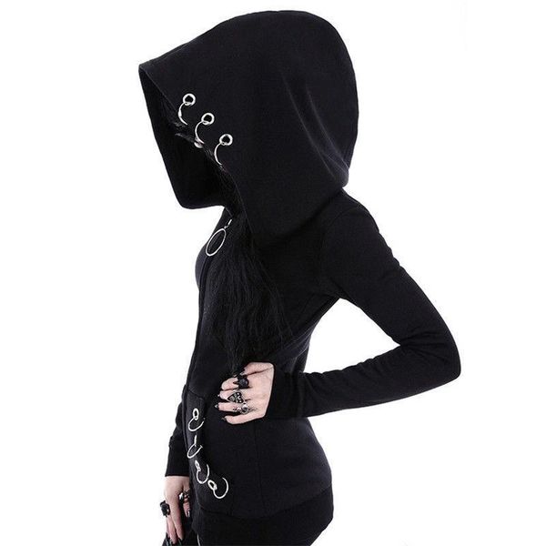 women's hoodies & sweatshirts gothic punk women iron ring black loose long sleeve casual sweatshirt 5xl plus size oversize zip hooded t
women's hoodies & sweatshirts gothic punk women iron ring black loose long sleeve casual sweatshirt 5xl plus size oversize zip hooded t