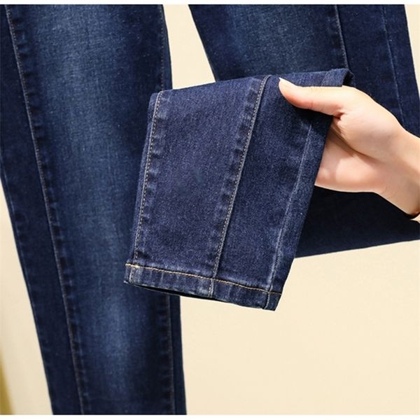 autumn stretch skinny soft women's jeans high waist patchwork trousers mujer plus size elastic slim pencil pants cowboy 5xl 210311, Blue
autumn stretch skinny soft women's jeans high waist patchwork trousers mujer plus size elastic slim pencil pants cowboy 5xl 210311, Blue