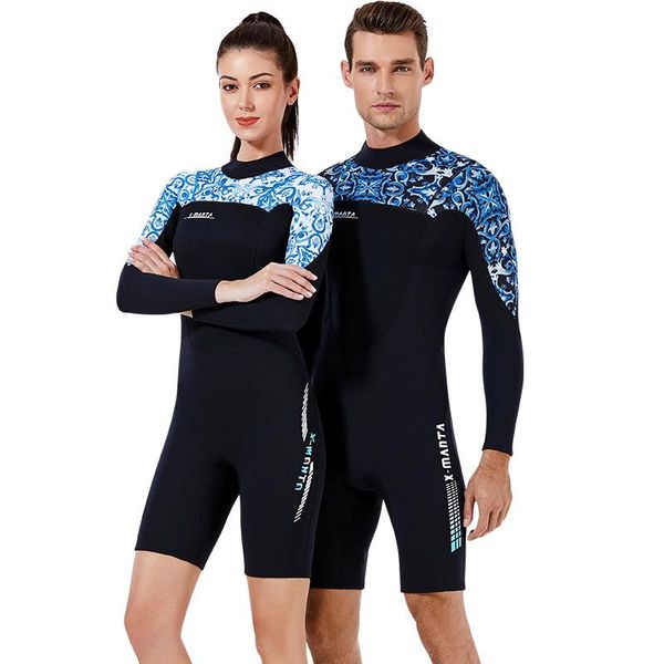 swim wear brand printed 1.5mm neoprene short wetsuit for men women swimming scuba snorkeling diving sunscreen swimsuit surfing suit
swim wear brand printed 1.5mm neoprene short wetsuit for men women swimming scuba snorkeling diving sunscreen swimsuit surfing suit