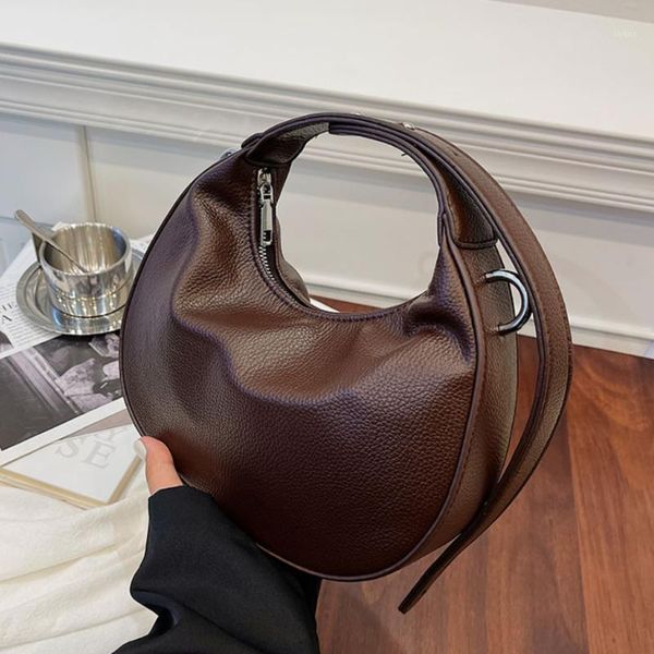 evening bags vintage round tote bag 2021 winter high-quality pu leather women's designer handbag small armpit shoulder messenger
evening bags vintage round tote bag 2021 winter high-quality pu leather women's designer handbag small armpit shoulder messenger